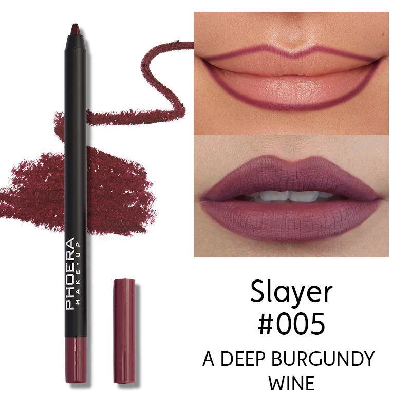 PHOERA 8 Colors New Lipstick Matte Long Lasting Lip Tint Waterproof Non-stick Cup Lip Glaze Red Lip Makeup Beauty Cosmetics