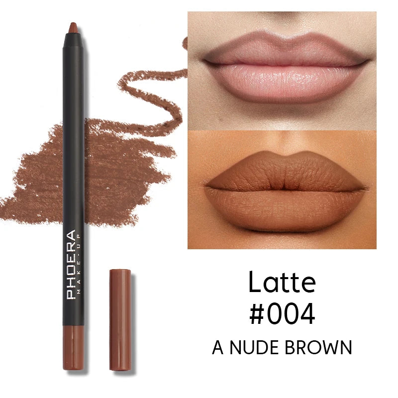 PHOERA 8 Colors New Lipstick Matte Long Lasting Lip Tint Waterproof Non-stick Cup Lip Glaze Red Lip Makeup Beauty Cosmetics