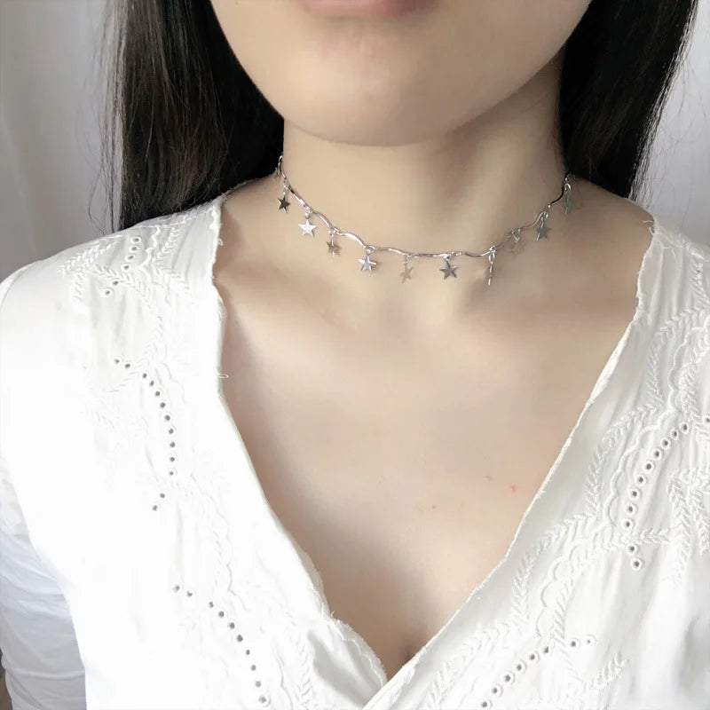 Korean Decoration Simple Wild Pearl Temperament Short Necklace Modern Pearl Ball Necklace Gift Wedding Accessories Necklace