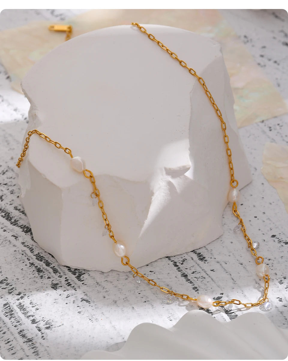 Yhpup 316L Stainless Steel Chain Necklace