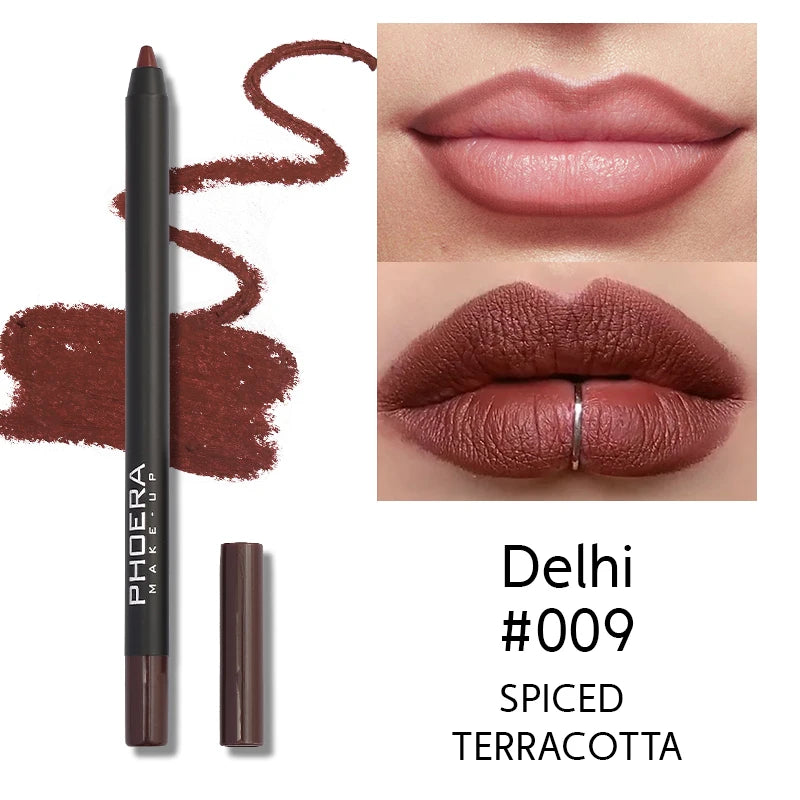 PHOERA 8 Colors New Lipstick Matte Long Lasting Lip Tint Waterproof Non-stick Cup Lip Glaze Red Lip Makeup Beauty Cosmetics
