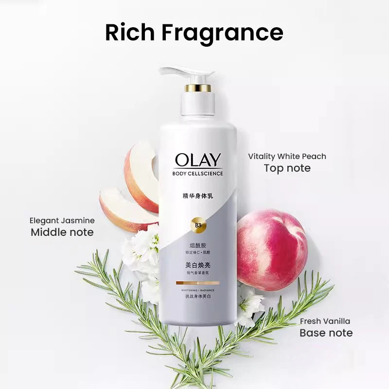 Olay Whitening&Moisturizing Body Cream B3+ VitaminC Moisturize Skin VC Essence Nicotinamide Fragrance Olay Body Lotion 260/480ml