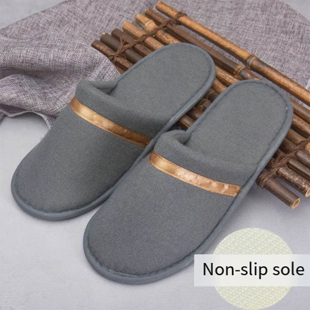 All-inclusive Slippers Men Women Hotel Disposable Slippers Hospitality Travel Comfor Multi-colored Breathable Slides Sandals - Imbasat
