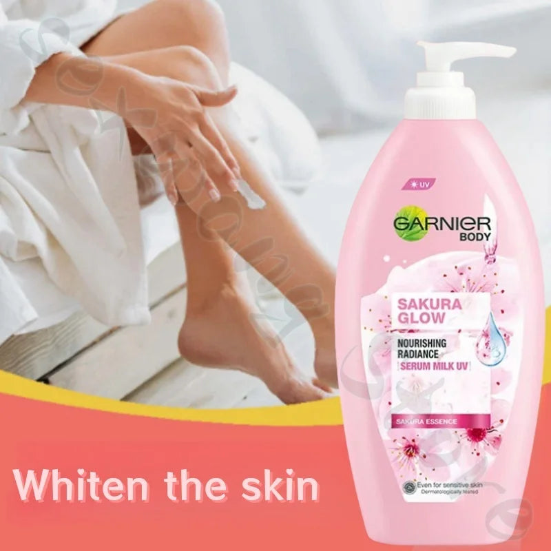 Garnier Lemon Body Lotion 377 Niacinamide Moisturizing Lotion Refreshing Non-Sticky Improves Dirty and Dry Skin Universal 400ml