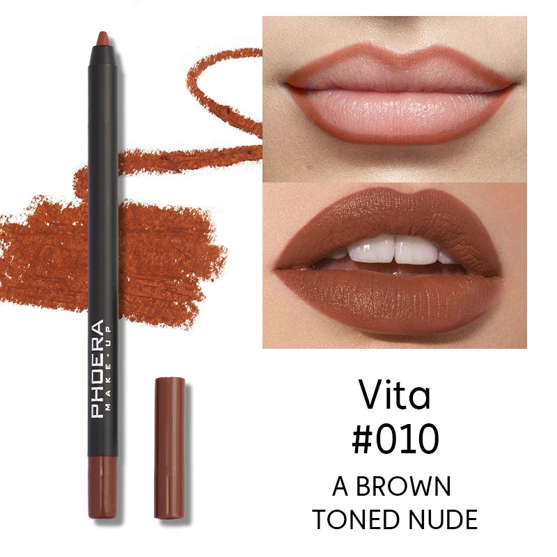 PHOERA 8 Colors New Lipstick Matte Long Lasting Lip Tint Waterproof Non-stick Cup Lip Glaze Red Lip Makeup Beauty Cosmetics