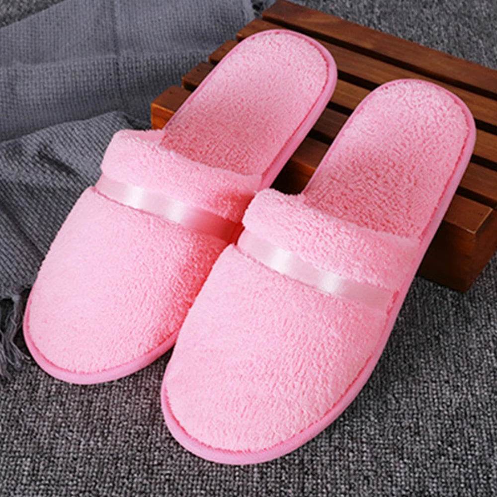 All-inclusive Slippers Men Women Hotel Disposable Slippers Hospitality Travel Comfor Multi-colored Breathable Slides Sandals - Imbasat