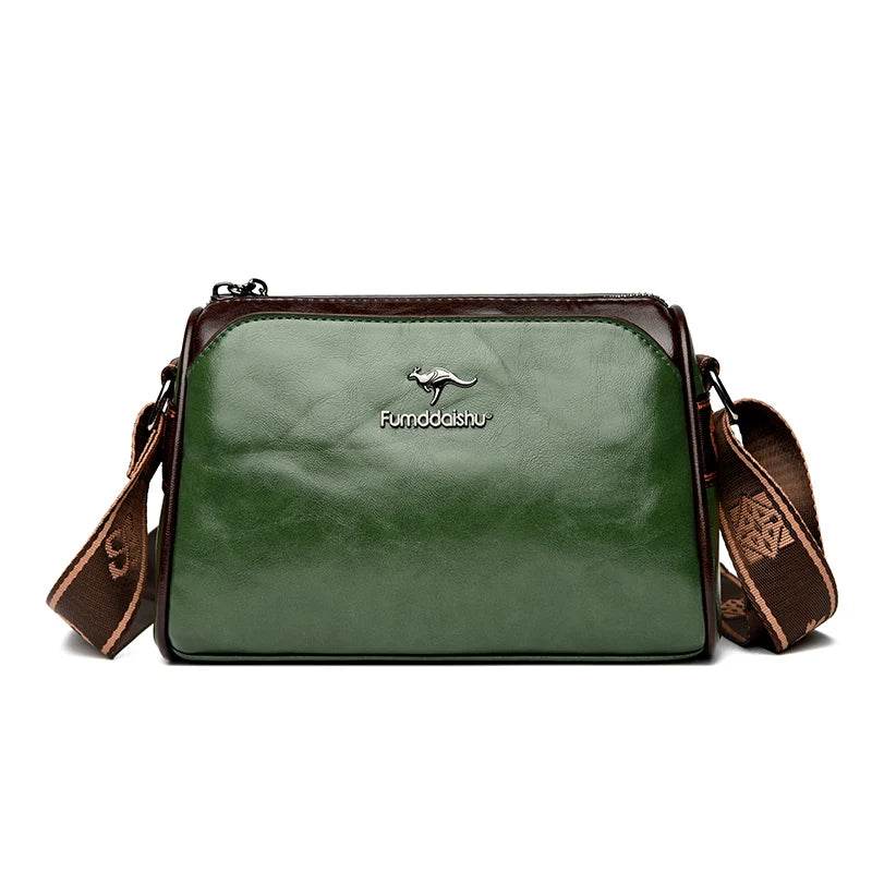 New Genuine High Quality Soft Leather Luxury Purses Crossbody Bag Designer Brand Ladies Shoulder Crossbody Bags 2024 Sac A Main - Imbasat