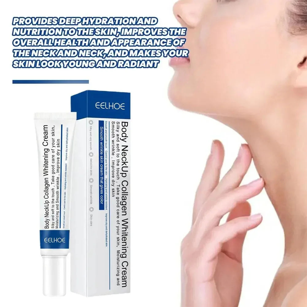 Hydrolyzed Collagen Neck Cream Face Lifting Firming Lightening Smoothing Care Lotion Moisturizer Neck Rejuvenation Cream