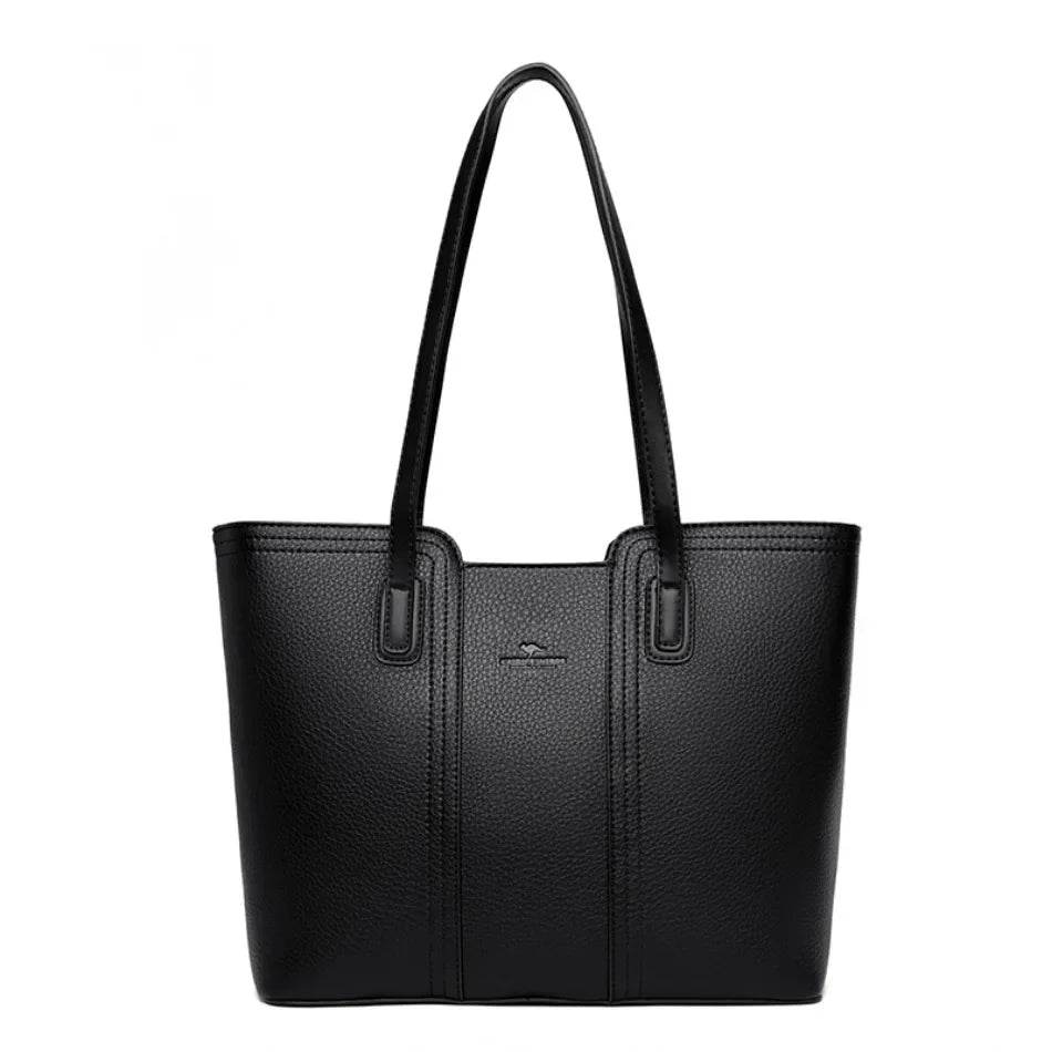 Genuine Brand 3 Layers Women Bags Designer HIgh Quality Soft Leather Large Women 2024 Shoulder Bag Messenger Handbag 2024 - Imbasat