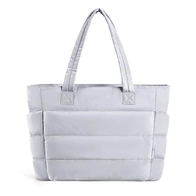 BAGSMART Women's Bag Large Capacity Solid Color Tote Bag Versatile Handbag for Commuter Work Student Class Shopping bag - Imbasat