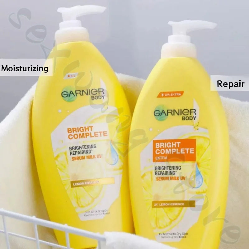 Garnier Lemon Body Lotion 377 Niacinamide Moisturizing Lotion Refreshing Non-Sticky Improves Dirty and Dry Skin Universal 400ml