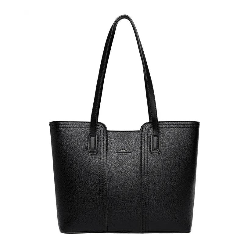 Genuine Brand 3 Layers Women Bags Designer HIgh Quality Soft Leather Large Women 2024 Shoulder Bag Messenger Handbag 2024 - Imbasat
