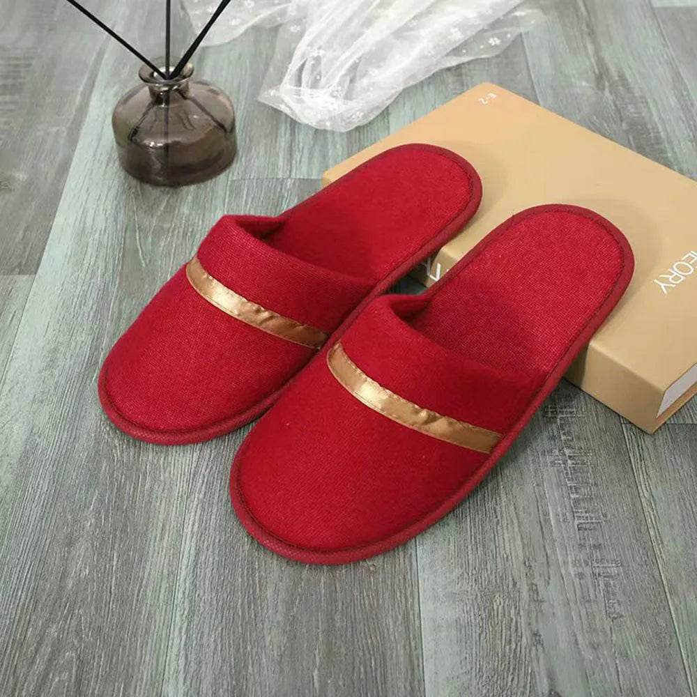 All-inclusive Slippers Men Women Hotel Disposable Slippers Hospitality Travel Comfor Multi-colored Breathable Slides Sandals - Imbasat