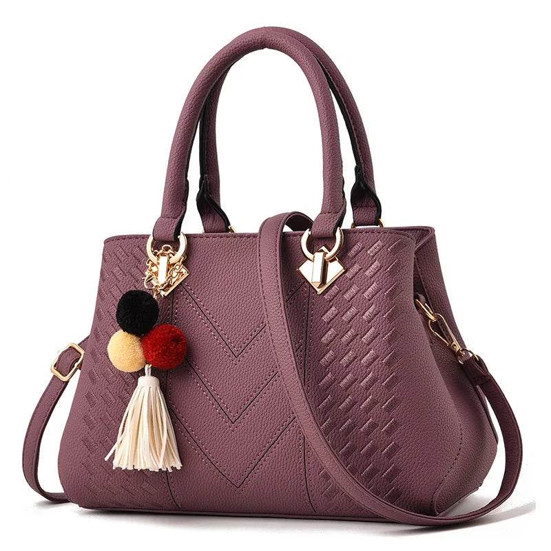 Classic Women Genuine Leather Bags High Quality Vintage Messenger Bags Luxury Women Tote Handbags for Ladies Shopper Female Bag - Imbasat