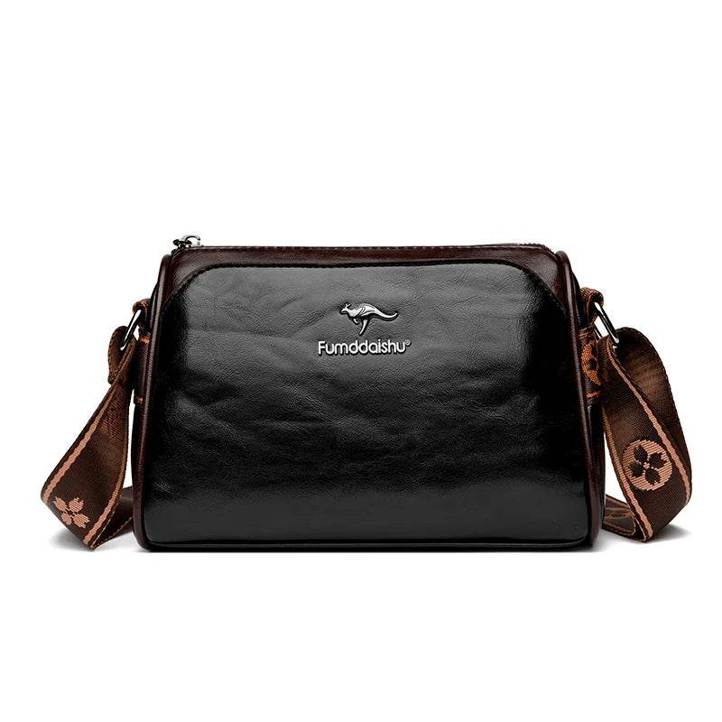New Genuine High Quality Soft Leather Luxury Purses Crossbody Bag Designer Brand Ladies Shoulder Crossbody Bags 2024 Sac A Main - Imbasat