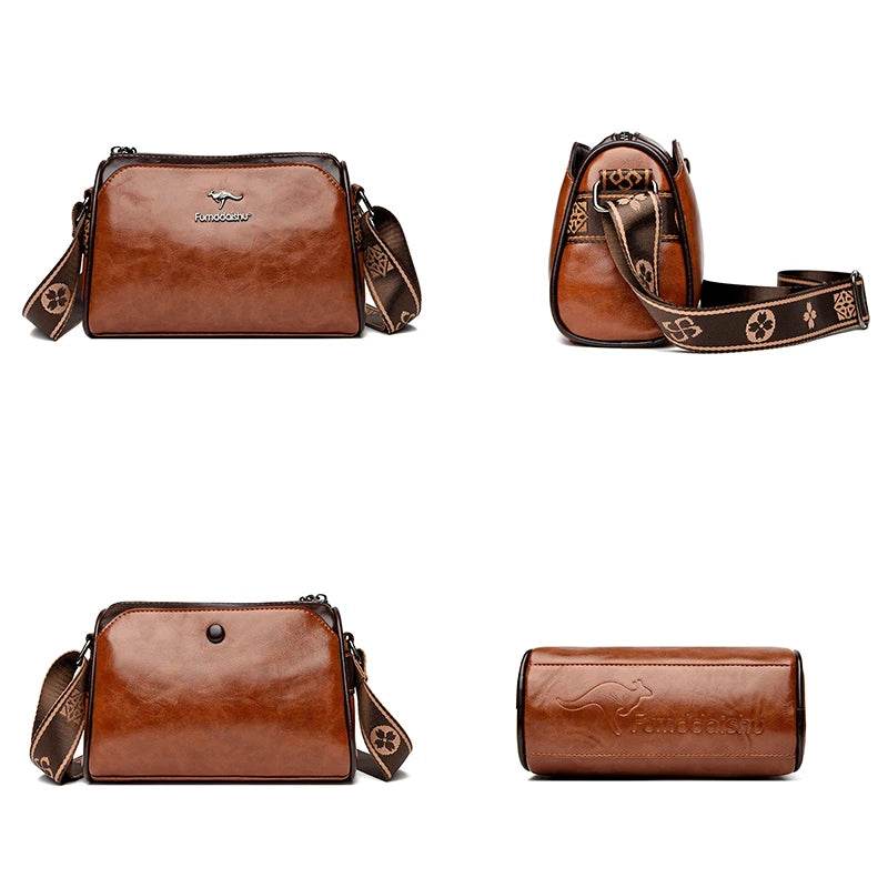 New Genuine High Quality Soft Leather Luxury Purses Crossbody Bag Designer Brand Ladies Shoulder Crossbody Bags 2024 Sac A Main - Imbasat
