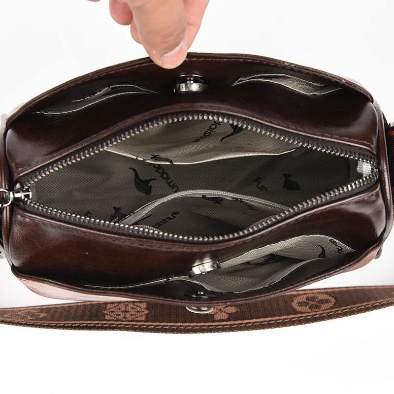 New Genuine High Quality Soft Leather Luxury Purses Crossbody Bag Designer Brand Ladies Shoulder Crossbody Bags 2024 Sac A Main - Imbasat