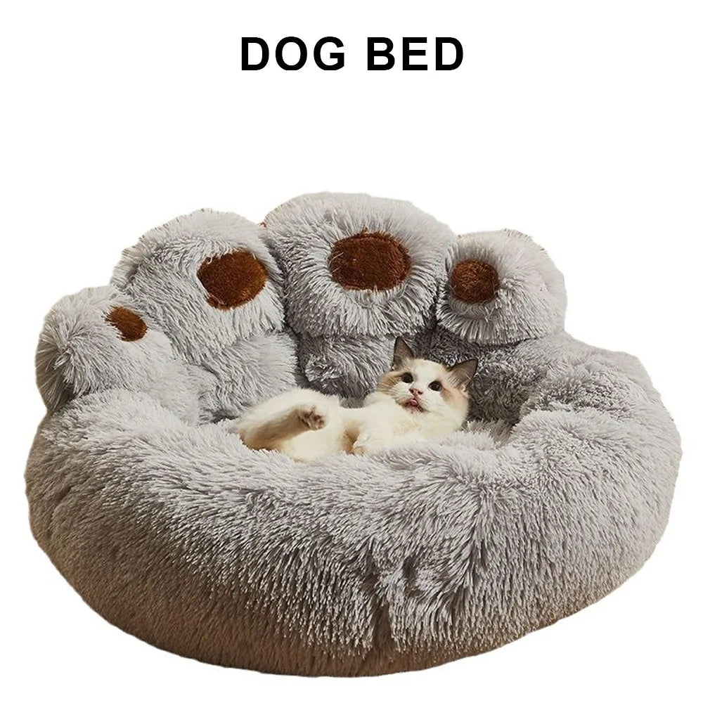 Fluffy Bed For Large Round For Both Dogs And Cats Super Soft