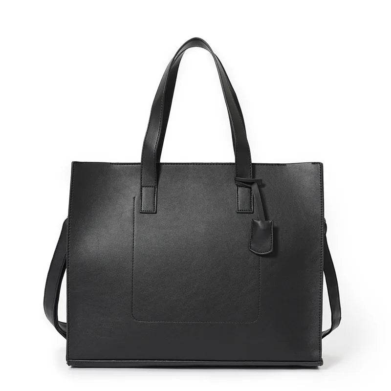 Luxury Soft Leather Handbag For Men Vintage Large Capacity Tote Bag Weekend Male Shoulder Messenger Bag Casual Crossbody Bag - Imbasat