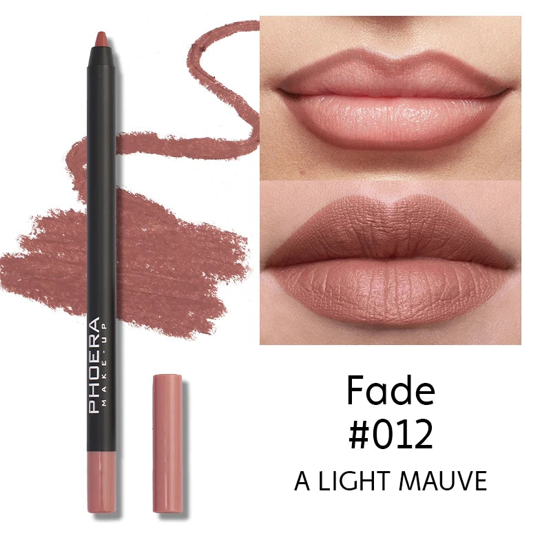 PHOERA 8 Colors New Lipstick Matte Long Lasting Lip Tint Waterproof Non-stick Cup Lip Glaze Red Lip Makeup Beauty Cosmetics
