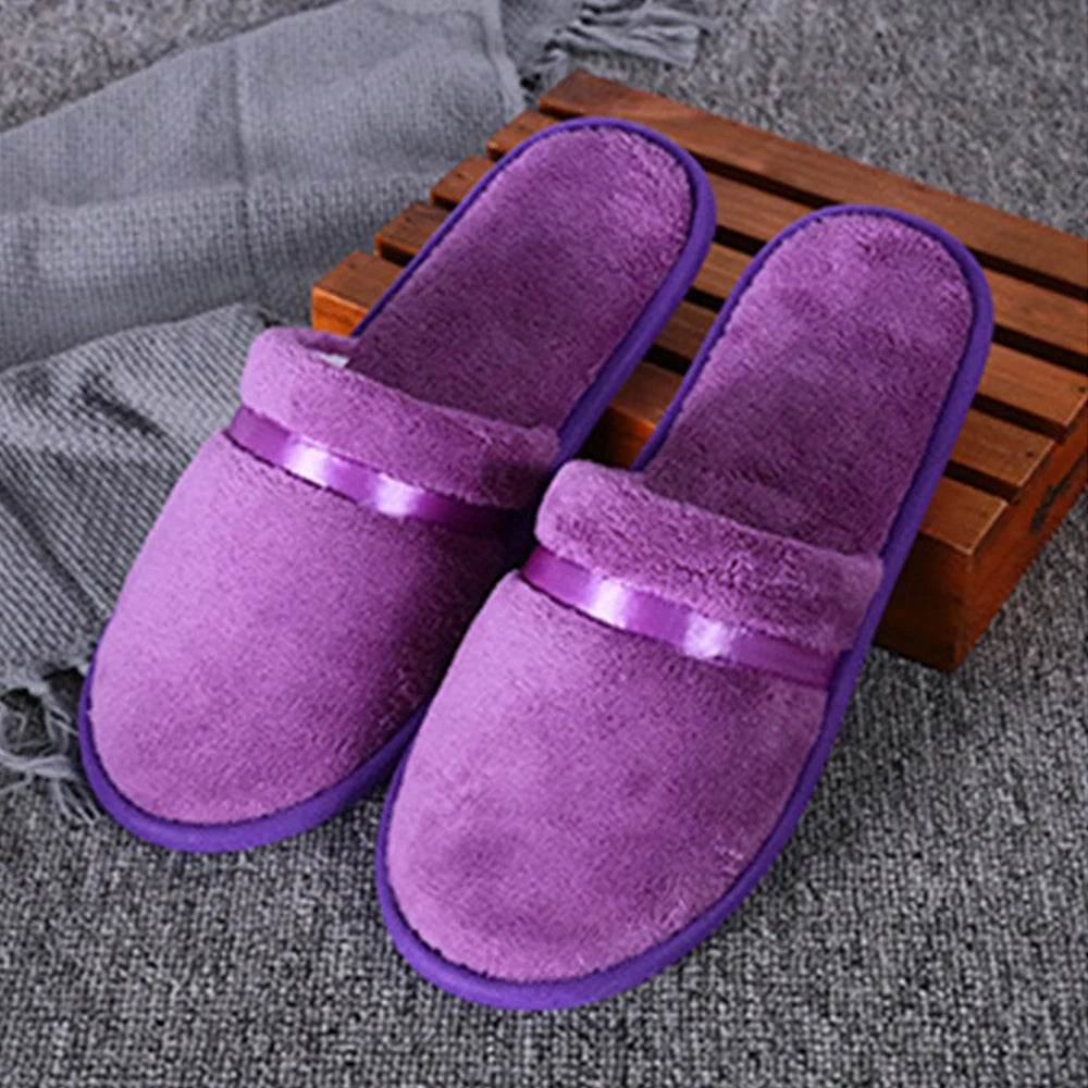 All-inclusive Slippers Men Women Hotel Disposable Slippers Hospitality Travel Comfor Multi-colored Breathable Slides Sandals - Imbasat