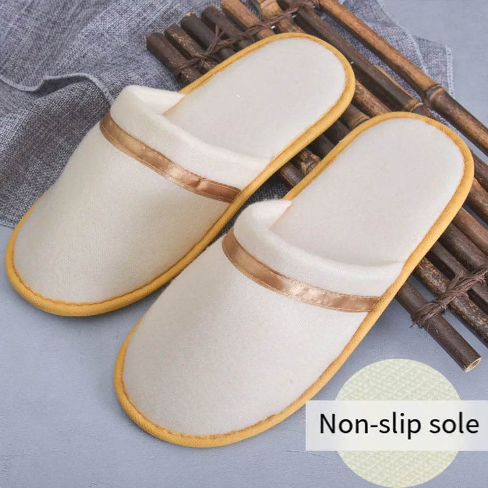 All-inclusive Slippers Men Women Hotel Disposable Slippers Hospitality Travel Comfor Multi-colored Breathable Slides Sandals - Imbasat