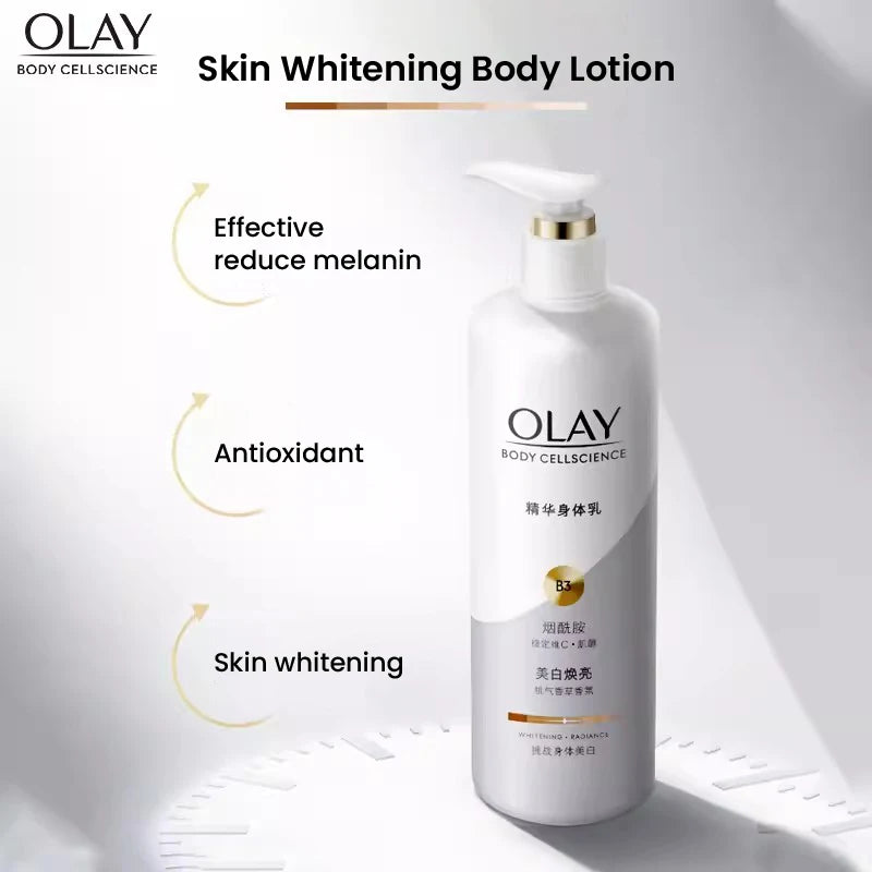 Olay Whitening&Moisturizing Body Cream B3+ VitaminC Moisturize Skin VC Essence Nicotinamide Fragrance Olay Body Lotion 260/480ml
