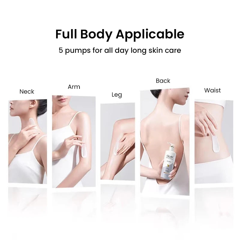 Olay Whitening&Moisturizing Body Cream B3+ VitaminC Moisturize Skin VC Essence Nicotinamide Fragrance Olay Body Lotion 260/480ml