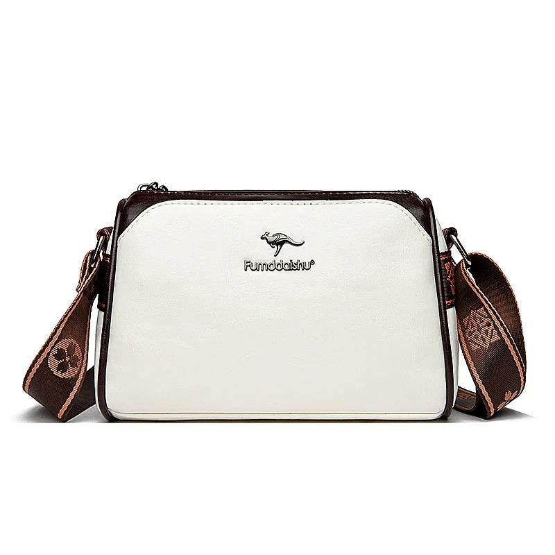 New Genuine High Quality Soft Leather Luxury Purses Crossbody Bag Designer Brand Ladies Shoulder Crossbody Bags 2024 Sac A Main - Imbasat