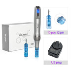 Dr. Pen M8S Microneedling Pen with 12 Replacement Cartridges Wireless Derma