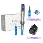 Dr. Pen M8S Microneedling Pen with 12 Replacement Cartridges Wireless Derma