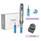 Dr. Pen M8S Microneedling Pen with 12 Replacement Cartridges Wireless Derma