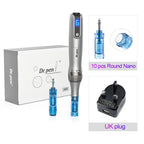 Dr. Pen M8S Microneedling Pen with 12 Replacement Cartridges Wireless Derma