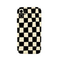 Black & White Checker Case for iPhone