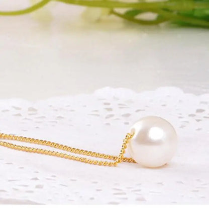 Korean Decoration Simple Wild Pearl Temperament Short Necklace Modern Pearl Ball Necklace Gift Wedding Accessories Necklace