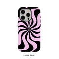 INS Retro Geometric Floral Phone Case for iPhone