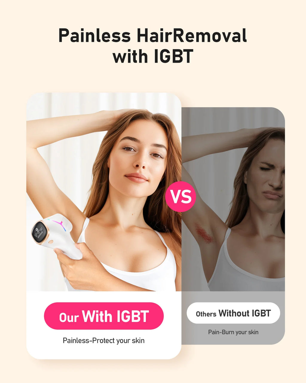 Laser Hair Removal Fast flashes 3 In 1 IPL