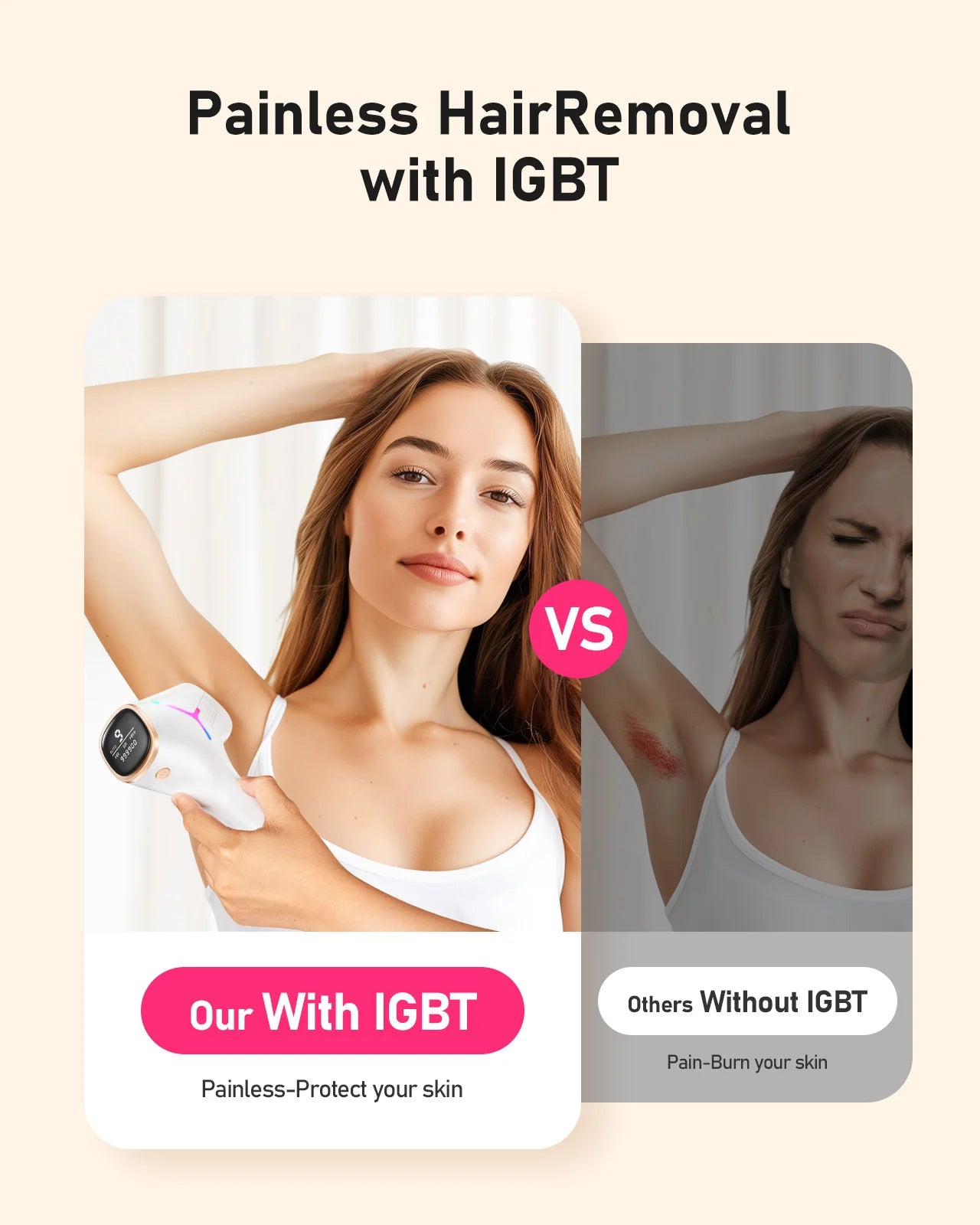 Laser Hair Removal Fast flashes 3 In 1 IPL