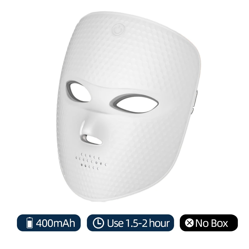 LED Facial Mask Light Therapy Red Light Facial Mask Anti-Aging Rejuvenation