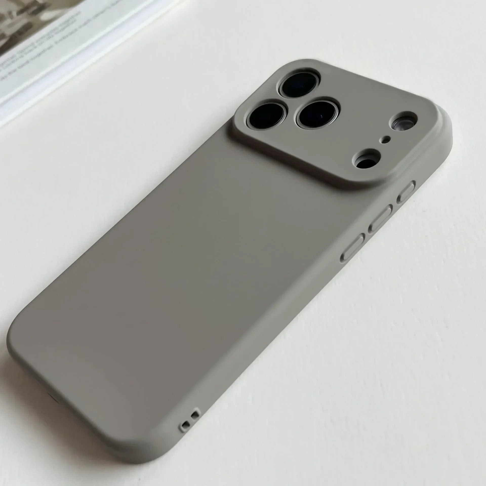 Soft Liquid Silicone Phone Case For iPhone
