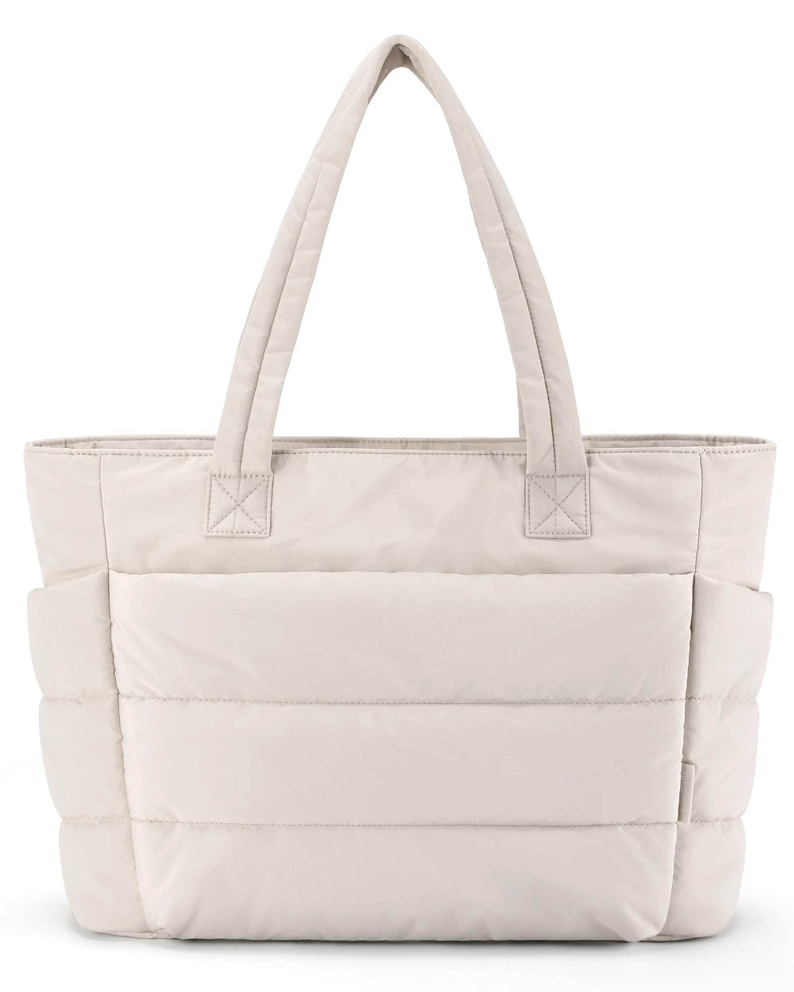 BAGSMART Women's Bag Large Capacity Solid Color Tote Bag Versatile Handbag for Commuter Work Student Class Shopping bag - Imbasat