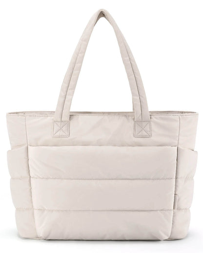 BAGSMART Women's Bag Large Capacity Solid Color Tote Bag Versatile Handbag for Commuter Work Student Class Shopping bag - Imbasat