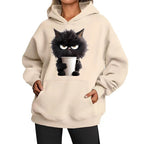 Funny Cat New Fashion Women's Hoodies Spring Autumn Winter