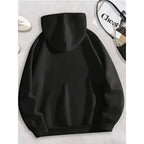 Women's Battery Low Print Long Sleeve Hoodies Autunm Winter Casual Sweatshirt Funny Graphic Y2k Hooded Streetwear Y2k Clothing