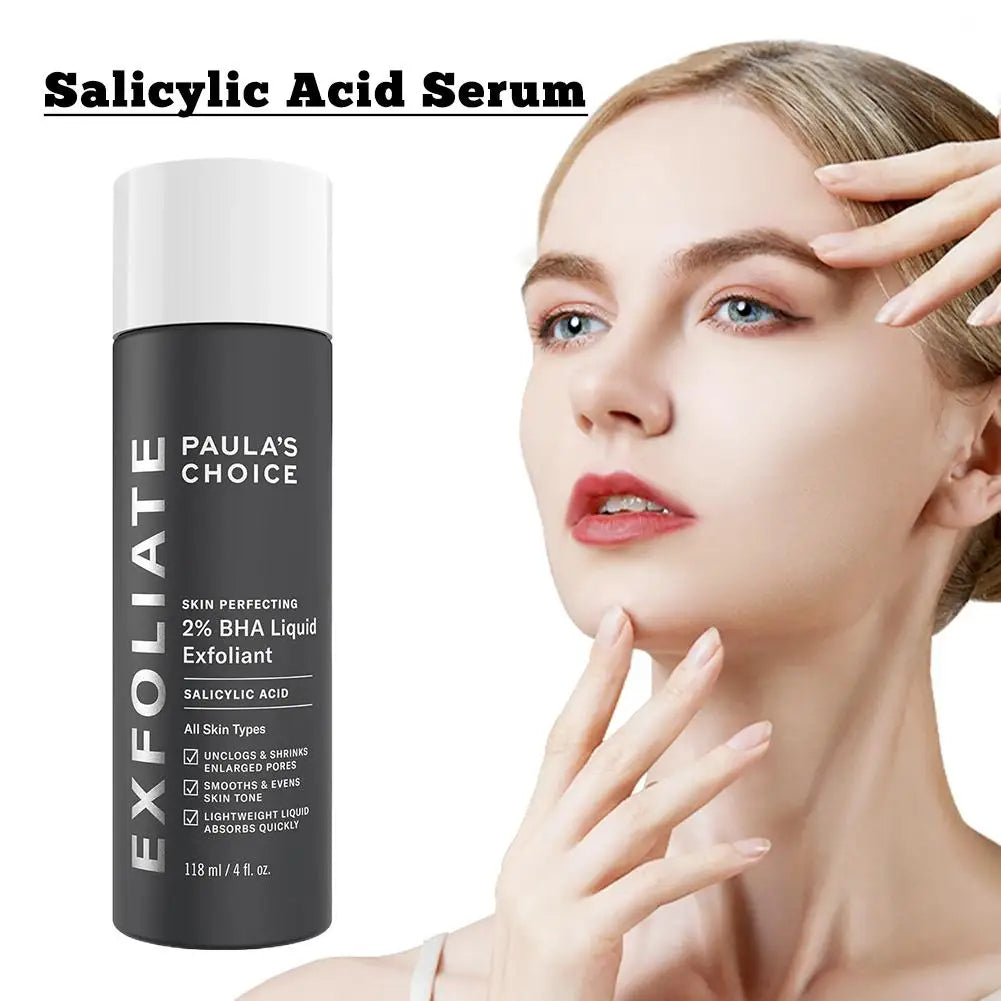 Salicylic Acid Serum 2% BHA Acne Treatment Serum Oil Control Pore Minimizing Salicylic Acid