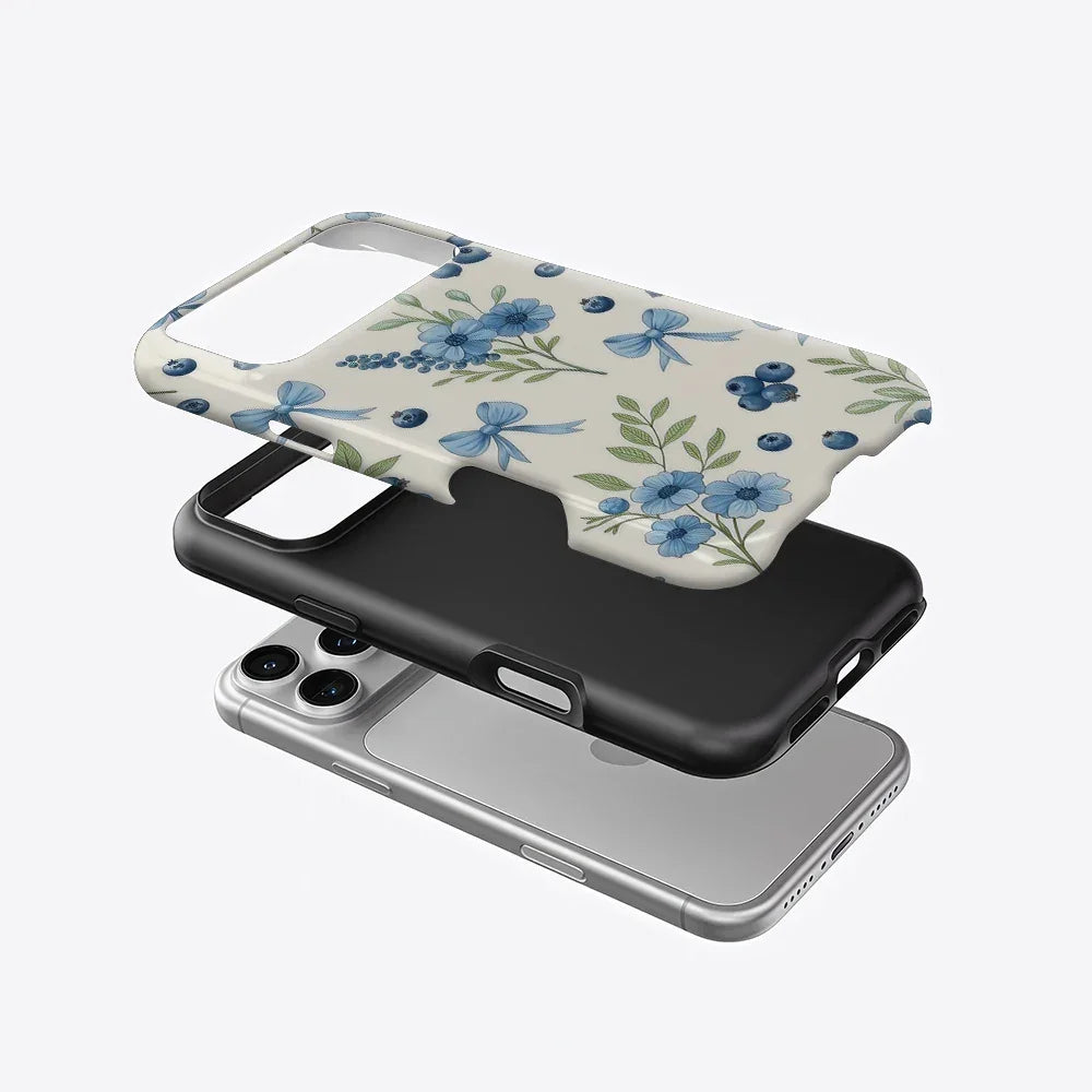 Blueberry Bow Elegance Magnetic Phone Case for IPhone