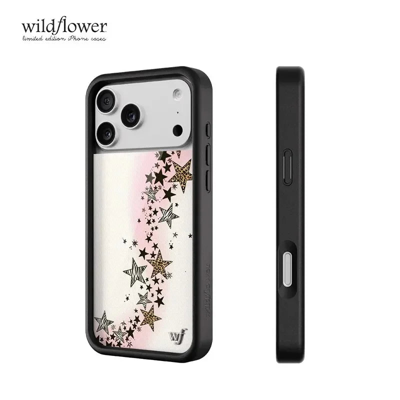 Wildflower INS Shiny Star Leopard Phone Case for iPhone