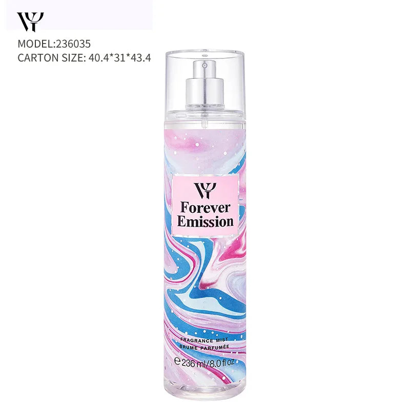 Women's Long Lasting Light Fragrance Victoria Fragrance Body Spray With Various Flavors Skin Care 236ml