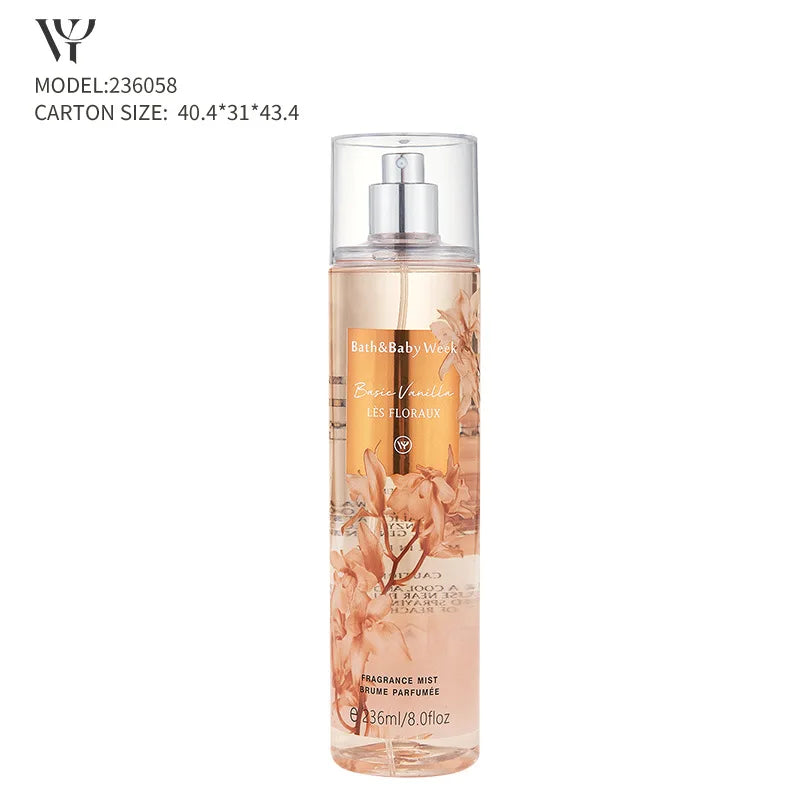 Women's Long Lasting Light Fragrance Victoria Fragrance Body Spray With Various Flavors Skin Care 236ml