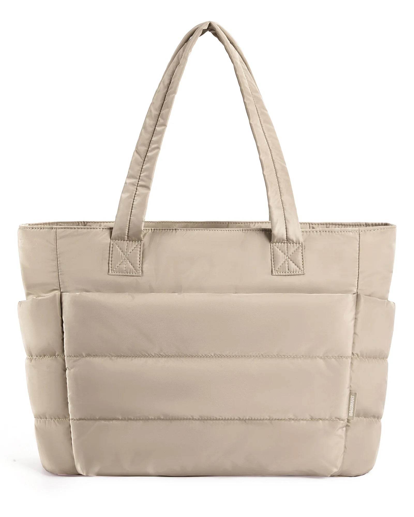 BAGSMART Women's Bag Large Capacity Solid Color Tote Bag Versatile Handbag for Commuter Work Student Class Shopping bag - Imbasat